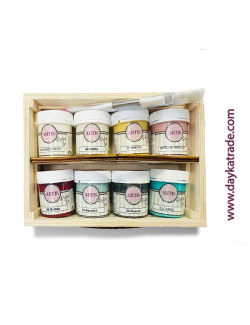 Caja de pinturas "mis primeras chalk paint" 100ml