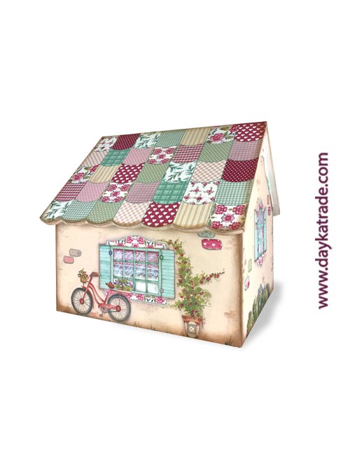 Casita costurero patchwork