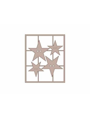 Set  botones estrellas