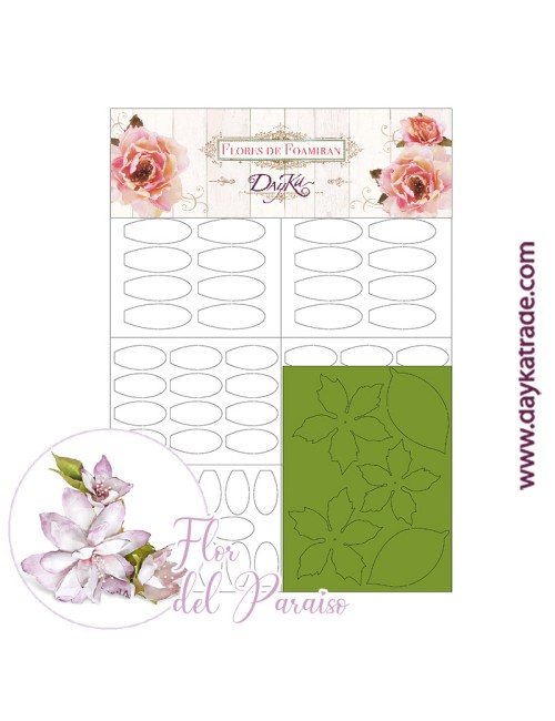 Flor de foamiran - Flor del paraíso