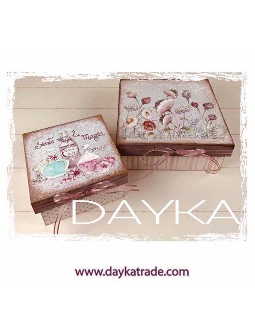 Kit 2 cajas lazo con prediseñados "magia"