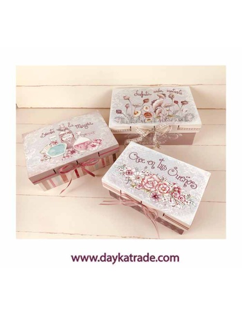 Kit 3 cajas lazo con prediseñados