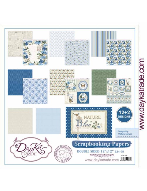 kit colección scrap "Nature in Blue?