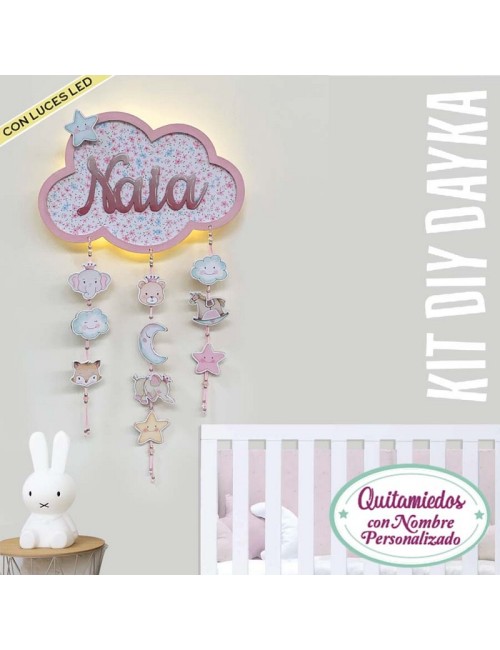 kit diy dayka "quitamiedos con nombre personalizado"