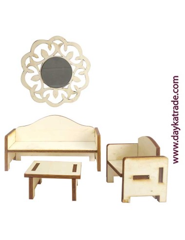 kit diy dayka salón de casa de muñecas