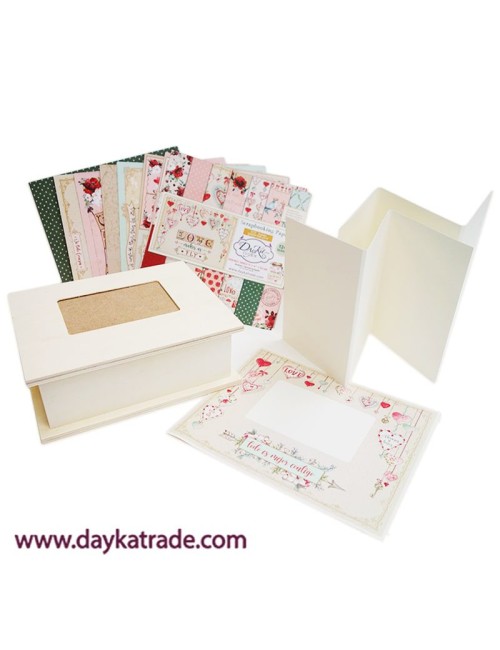 kit scrap - caja fotos love
