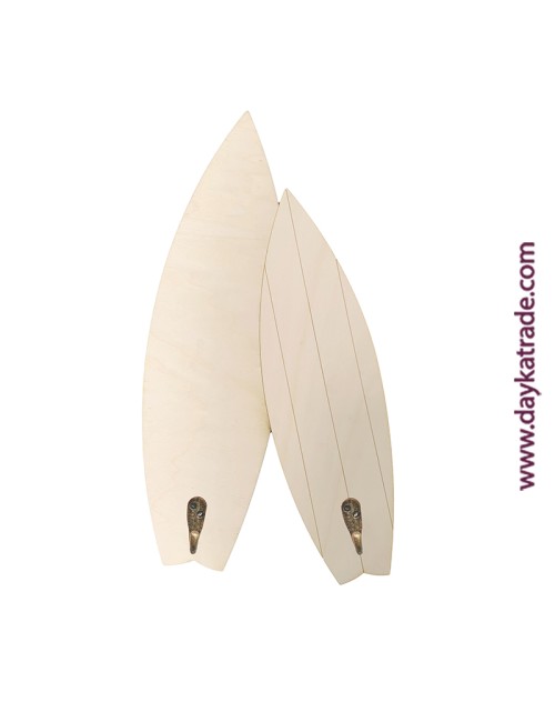 perchero 2 tablas de surf con ganchos