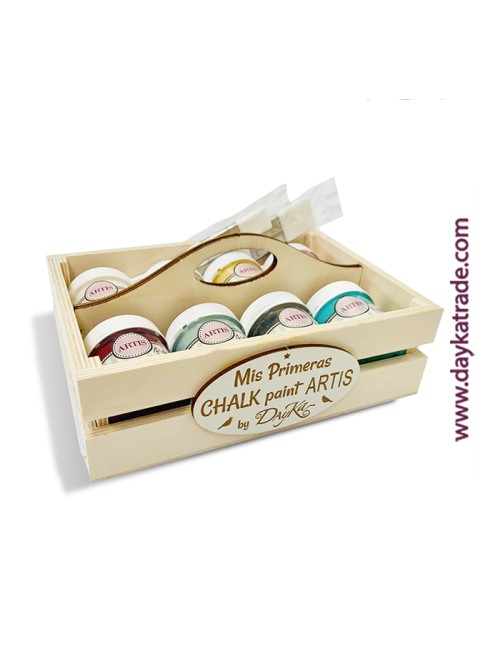 Caja de pinturas "mis primeras chalk paint" 100ml