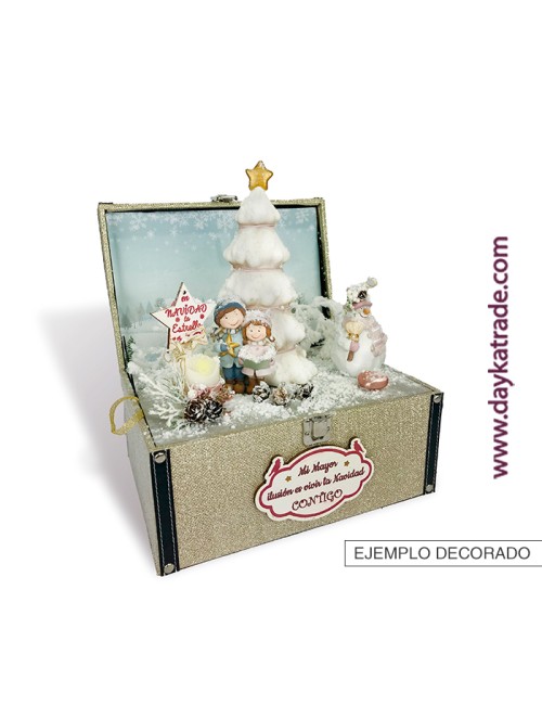 Caja sorpresa Navidad mediana