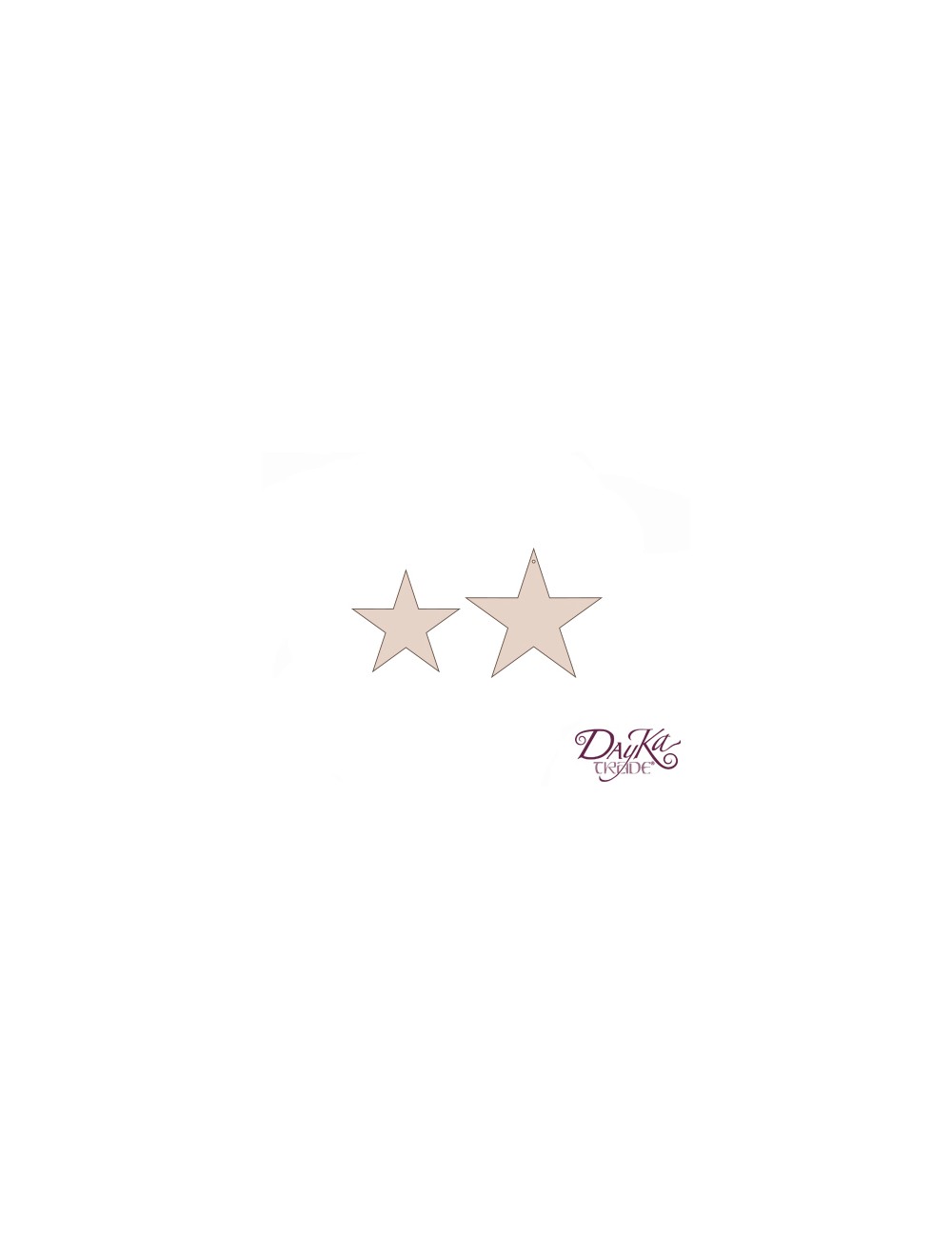 Set dos estrellas rectas