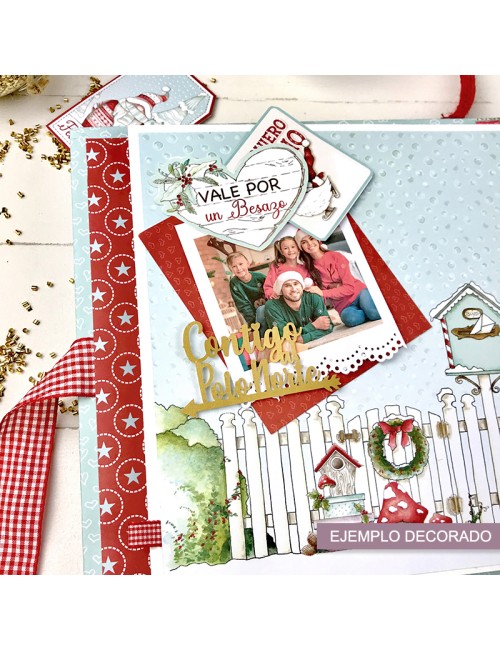 kit álbum scrapbooking: especial Navidad