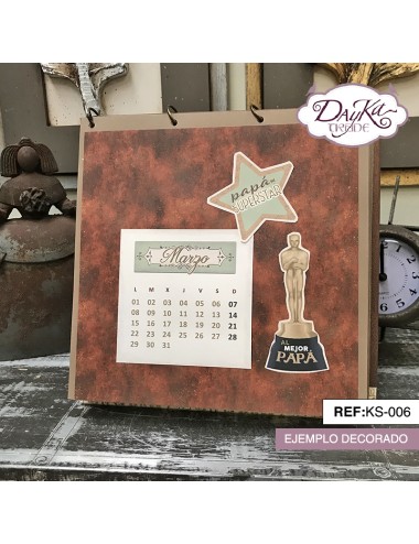 kit calendario regalo para papá 2022