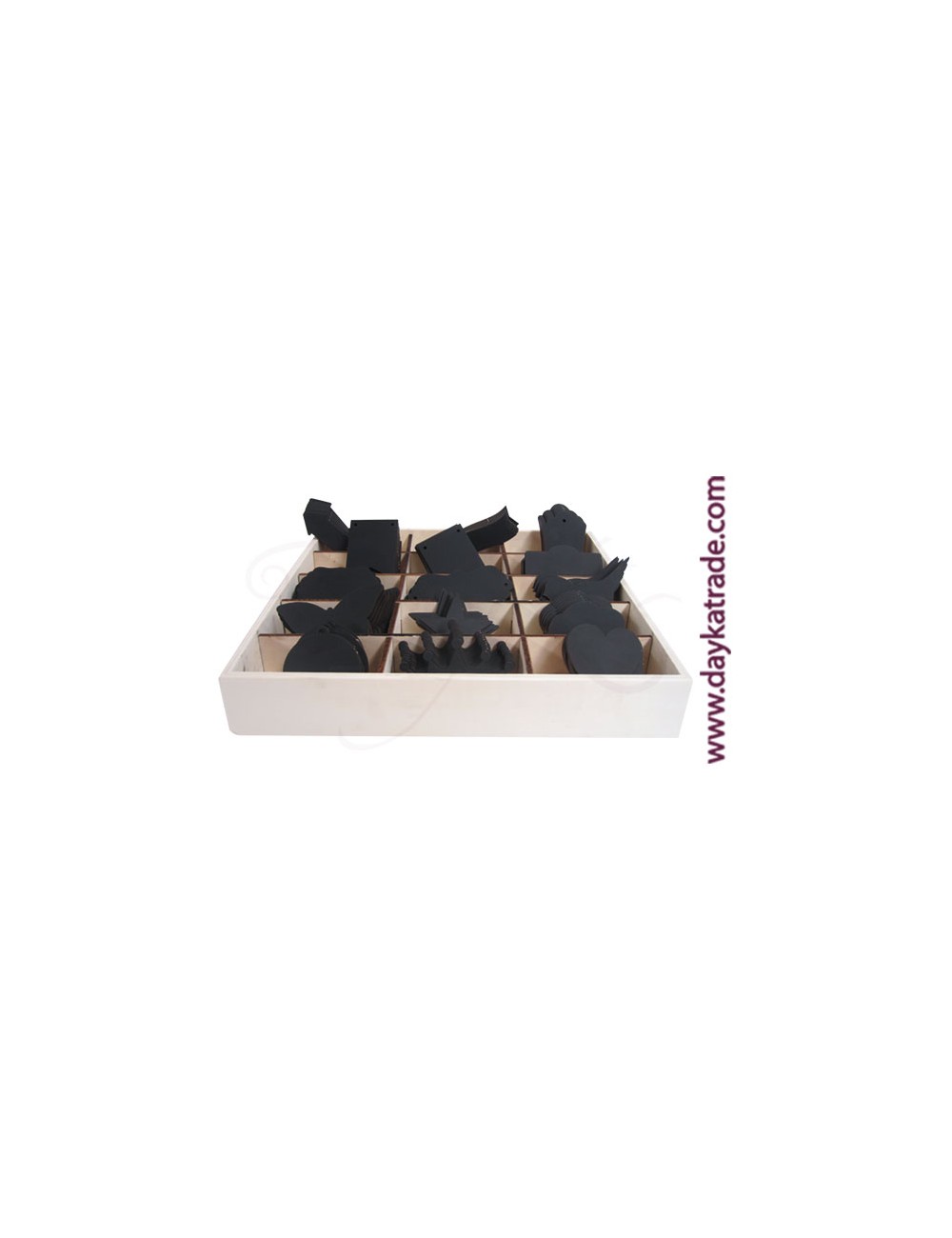 Set pizarras con formas con expositor