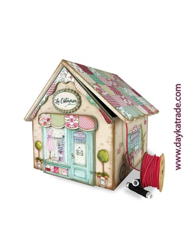 Casita costurero patchwork