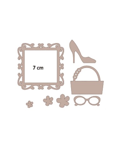 Set zapato marco cartón