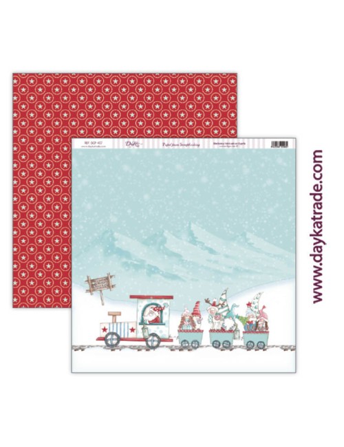 kit colección scrap "Contigo al Polo Norte" 12x12 pulgadas