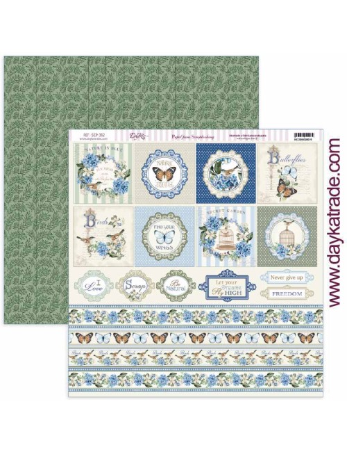 kit colección scrap "Nature in Blue?