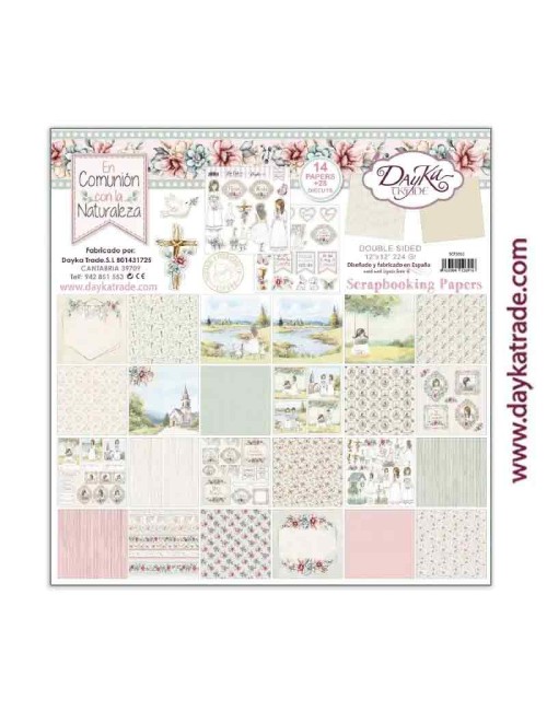 kit scrap colección "En Comunión con la naturaleza"