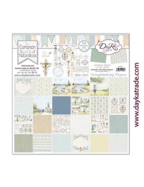kit scrap colección "En Comunión con la naturaleza"