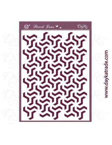 Stencil A4 con fondo dayka
