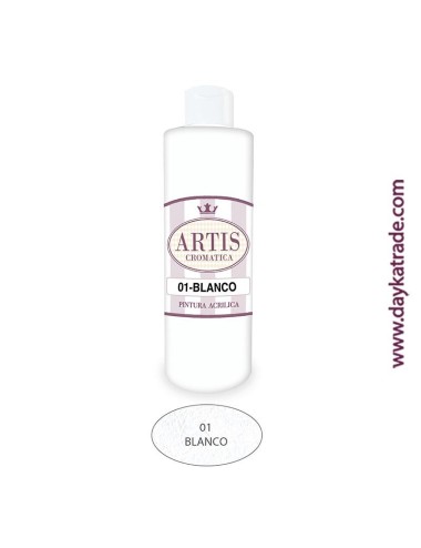 nº 01 blanco pintura acrilica artis (250ml)