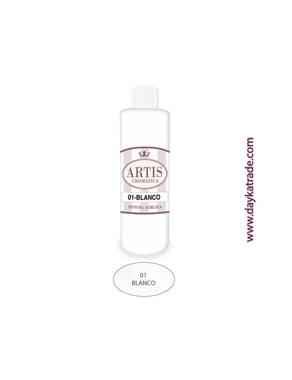 nº 01 blanco pintura acrilica artis (250ml)