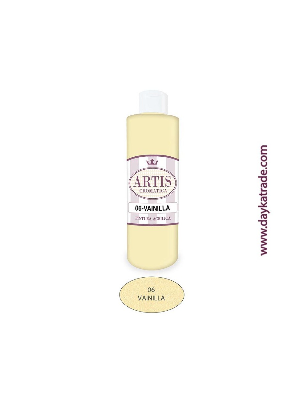 nº 06 vainilla pintura acrilica artis (250ml)