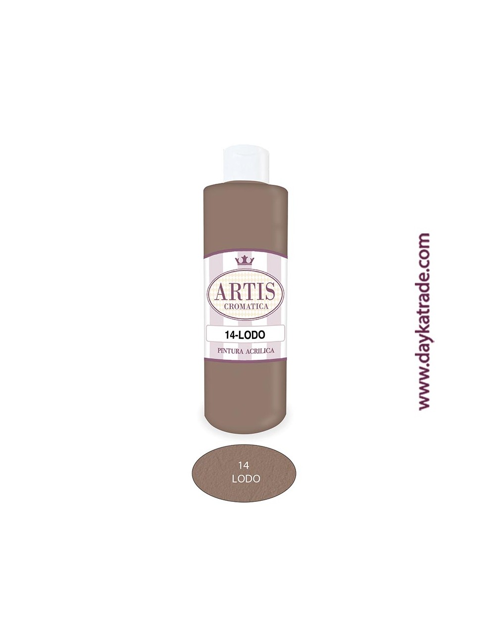 nº 14 lodo pintura acrilica artis (250ml)