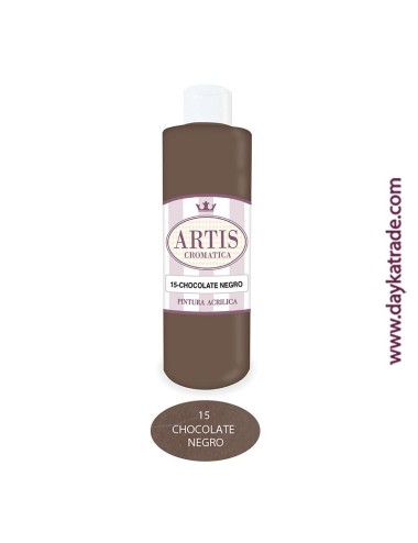 nº 15 chocolate negro pintura acrilica artis (250ml)