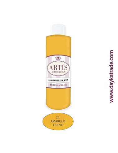 nº 25 amarillo huevo pintura acrilica artis (250ml)
