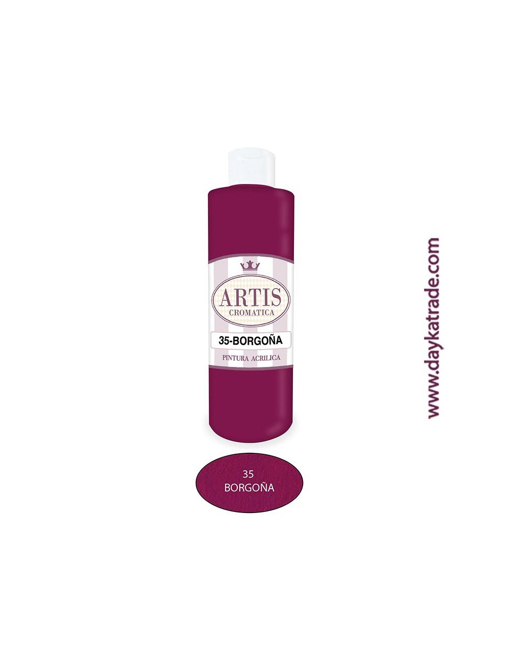 nº 35 borgoña pintura acrilica artis (250ml)