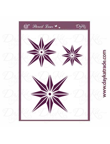 Stencil " estrellas"