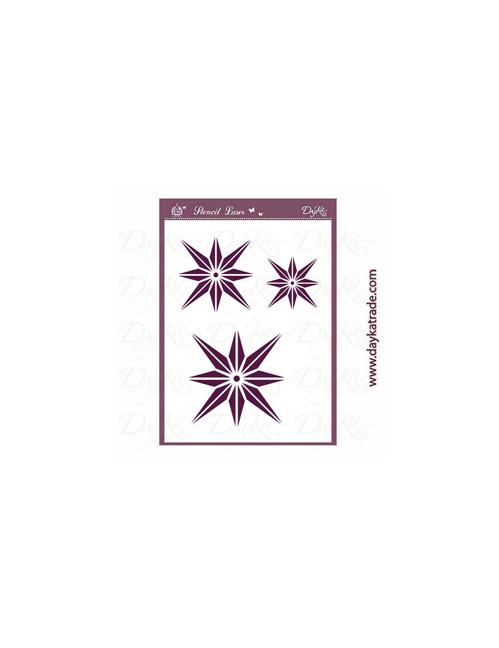 Stencil " estrellas"