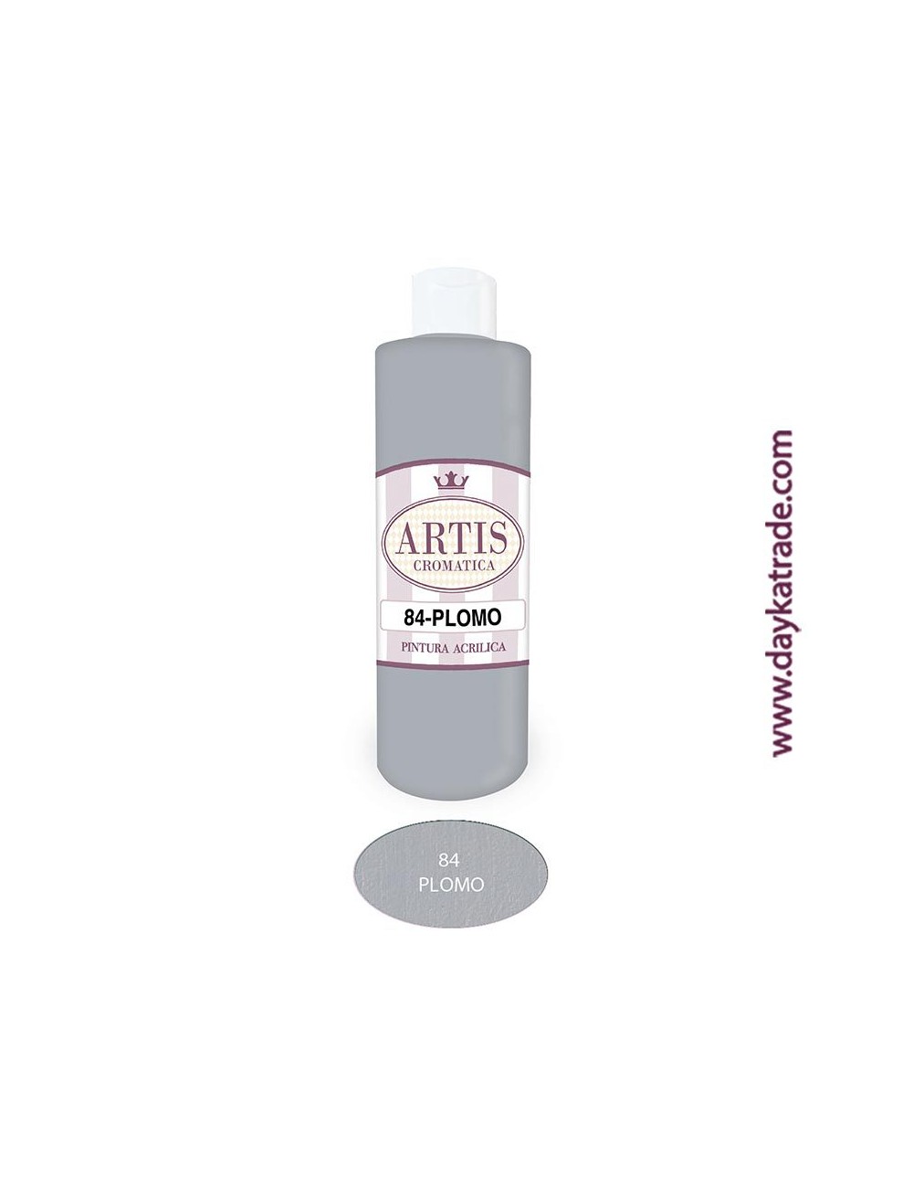 nº 84 plomo pintura acrilica artis (250ml)