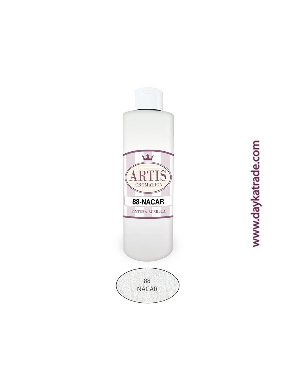 nº 88 nácar pintura acrilica artis (250ml) metalizada