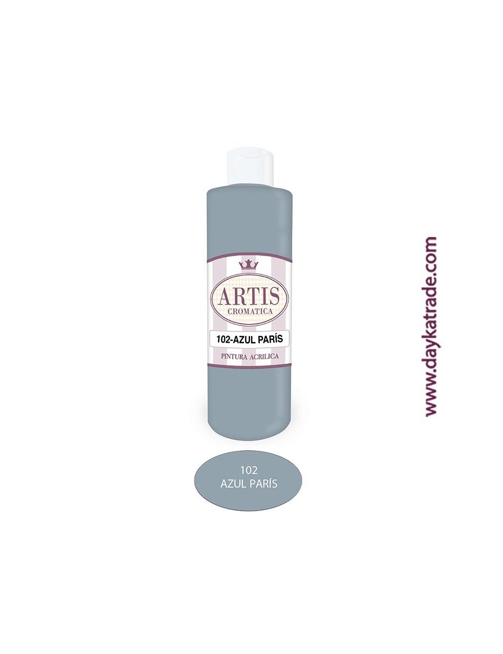 nº 102 azul paris pintura acrilica artis (250ml)