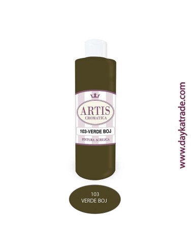 nº 103 verde boj pintura acrilica artis (250ml)