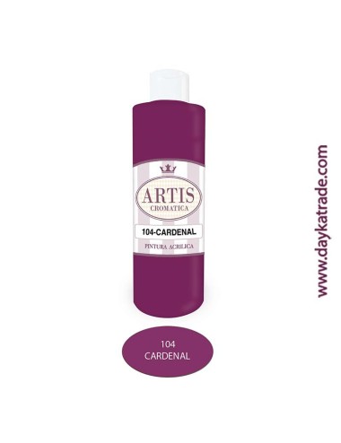 nº 104 cardenal pintura acrilica artis (250ml)