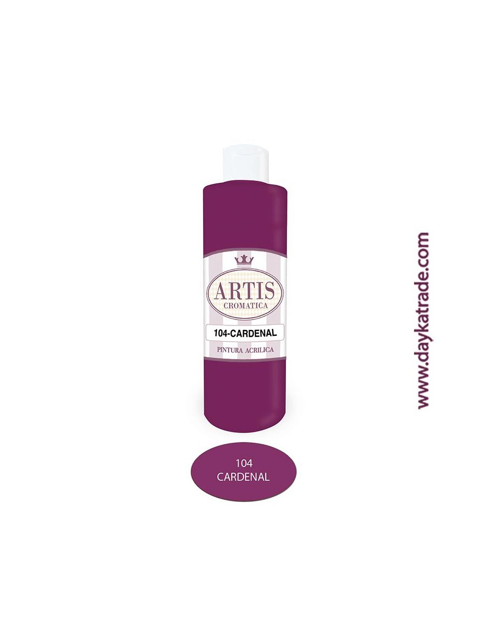 nº 104 cardenal pintura acrilica artis (250ml)