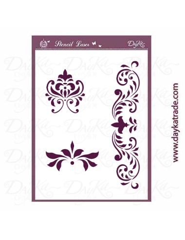 Stencil "filigranas set "