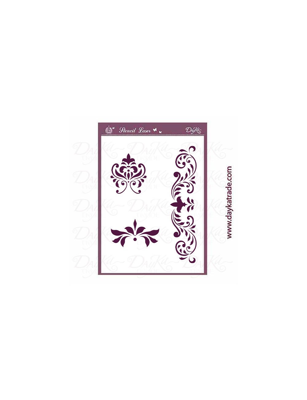 Stencil "filigranas set "