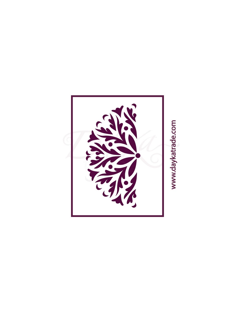 Stencil A2 dayka "mandala"