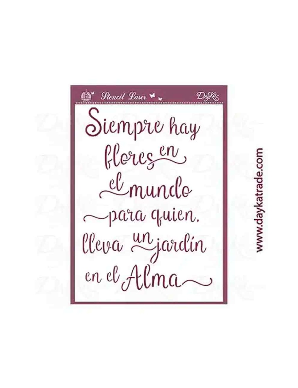 stencil A3 dayka texto