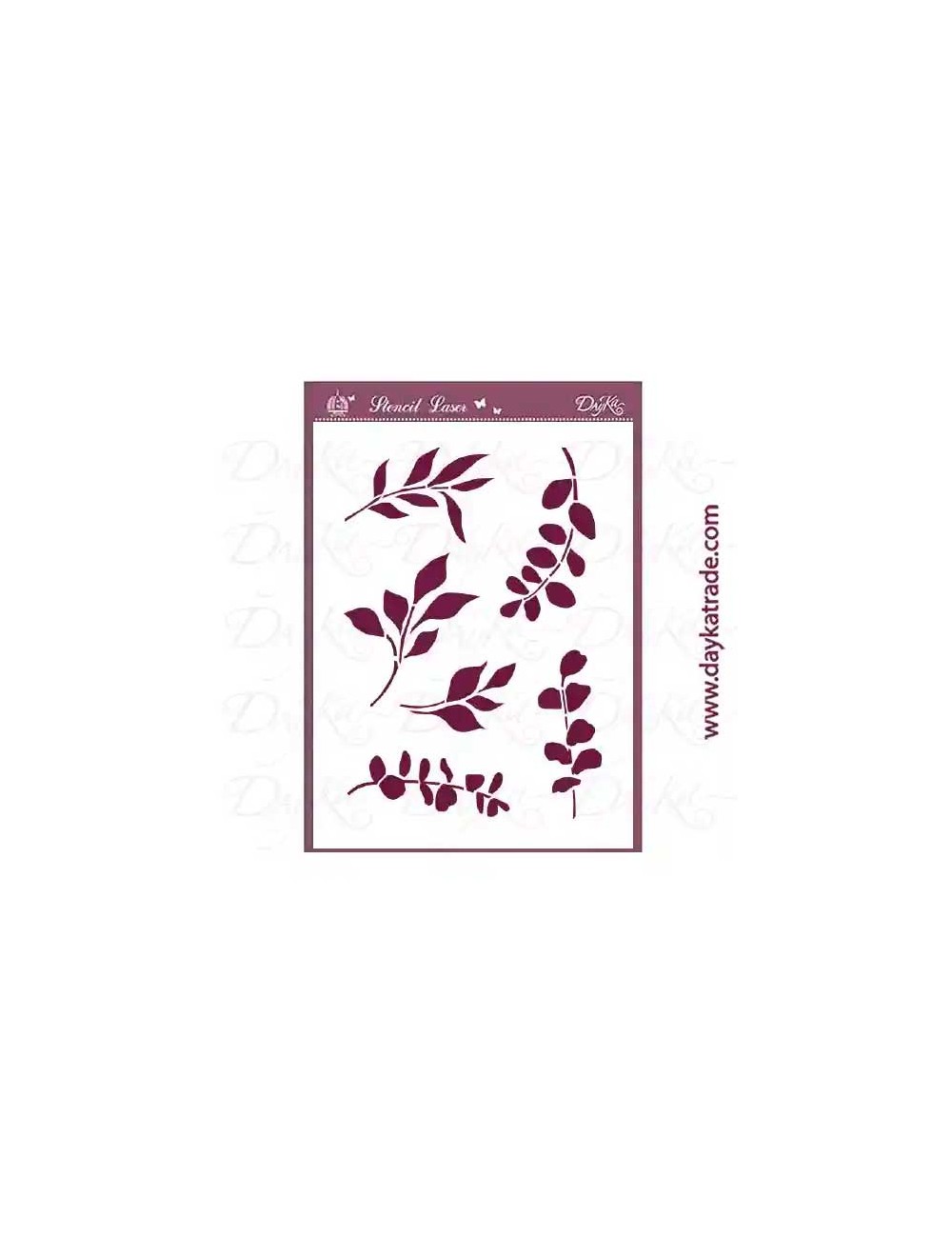 stencil A4 con fondo dayka