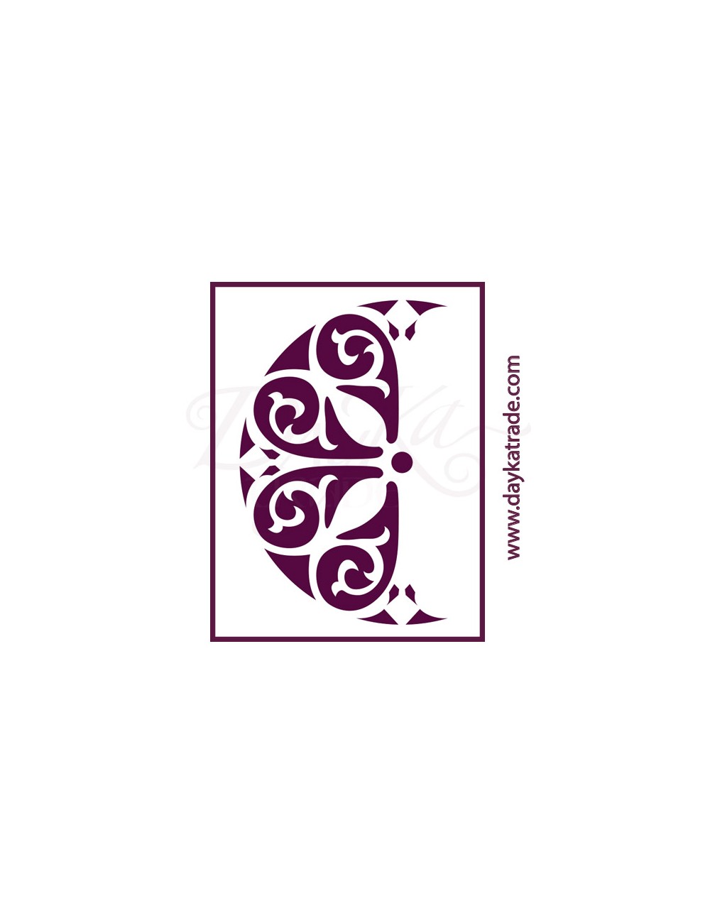 Stencil A2 dayka "mandala" mitad mandala