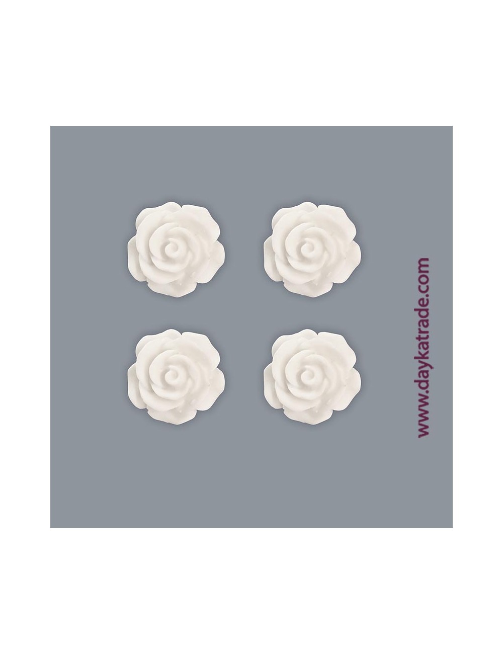 Set 4 Mini Flores Marmolina Dayka