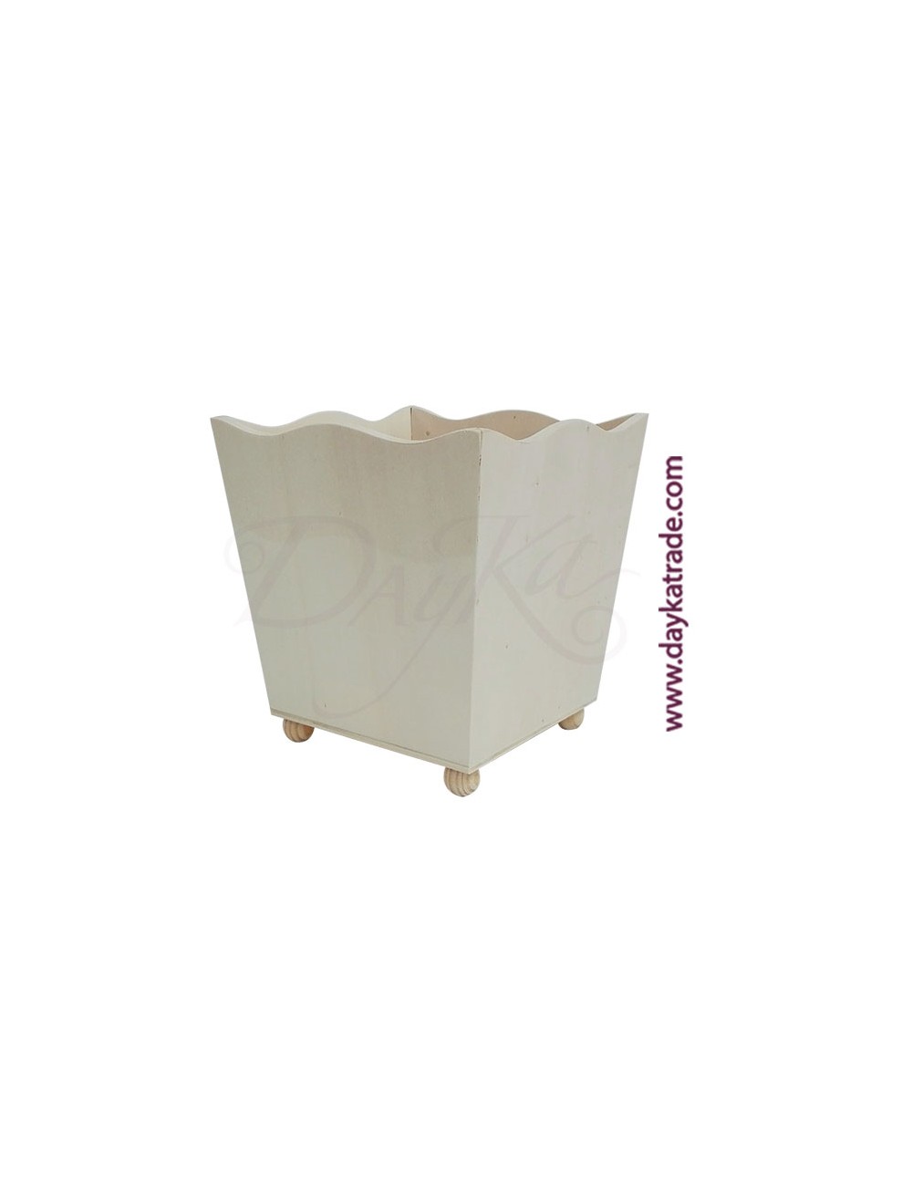 Macetero Madera Con Patas Dayka Trade