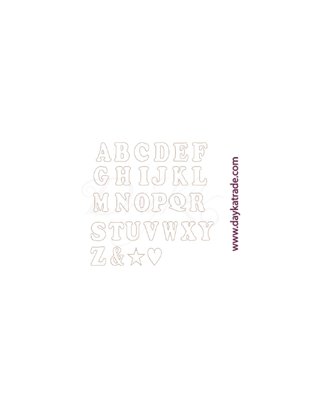 Letras Abecedario Infantil Tablero Blanco