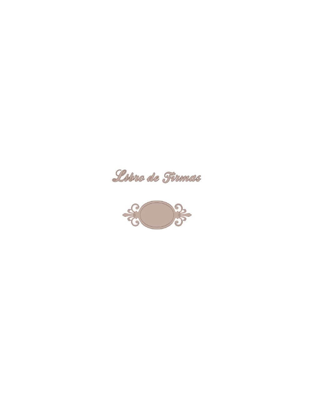 Set Letras "Libro Firmas"