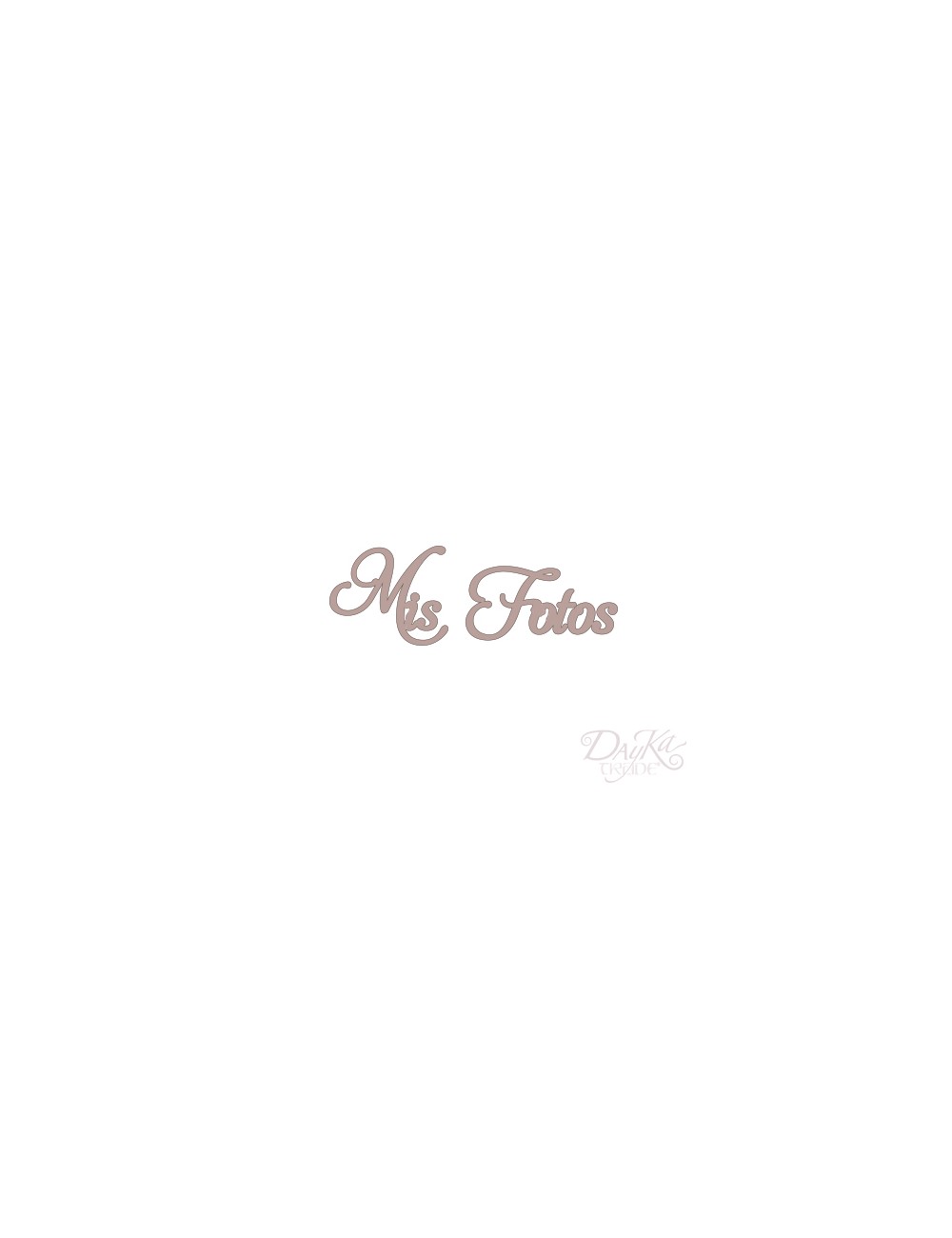 Texto "Mis Fotos"